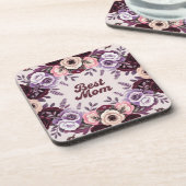 マムベジ最高のュラベンダーコースターセット コースター (左側)