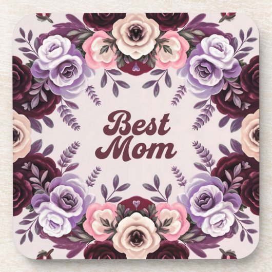 マムベジ最高のュラベンダーコースターセット コースター (正面)