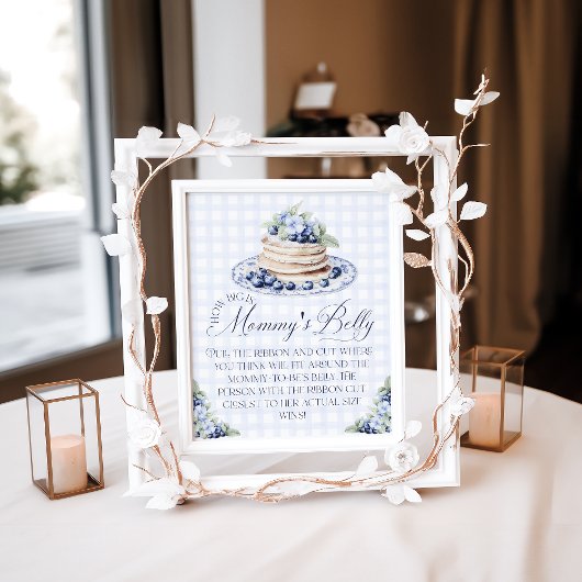 マムベリーブルーベリーパンケーキベビーブランチ ポスター