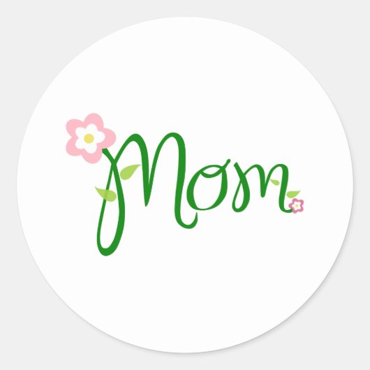 マムホワイト ラウンドシール (正面)