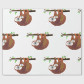 マムホールディングベビースロッスアオンザツリーブランチ ラッピングペーパー (フラット)