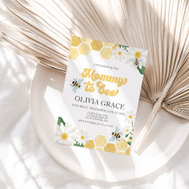 マムマビーベイビーシャワー（昆虫）マルハナバチ招待状 招待状