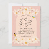 マムミートビーフローラデイジーベビーシャワー 招待状 (正面)