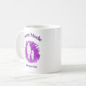 マムモード常時オン - 面白いママ用マグカップ コーヒーマグカップ (正面左)