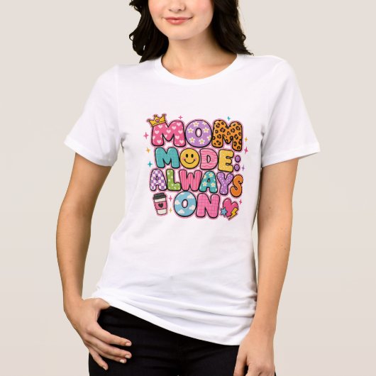 マムモード・オールウェイズ・オン 母の日ギフト トライブレンドTシャツ (正面)