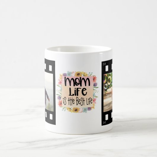 マムライフ写真テンプレートコーヒーマグ コーヒーマグカップ (中央)