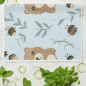 マムラグジュアリーカートゥーンテンプレートキッチンタオル キッチンタオル (折り畳み)