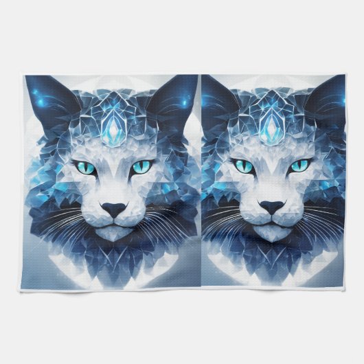 マムラグジュアリーキャットテンプレートキッチンタオル キッチンタオル (横)