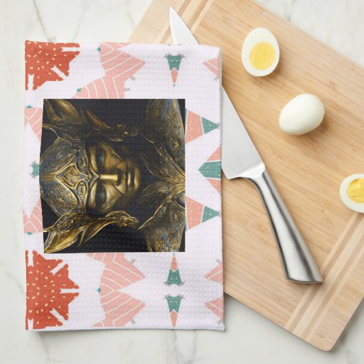 マムラグジュアリーソルジャーテンプレートキッチンタオル キッチンタオル (四つ折り)