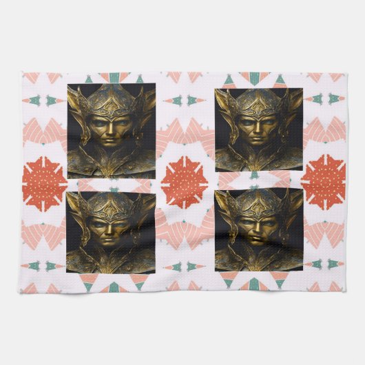 マムラグジュアリーソルジャーテンプレートキッチンタオル キッチンタオル (横)