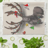 マムラグジュアリーディアーテンプレート キッチンタオル (折り畳み)