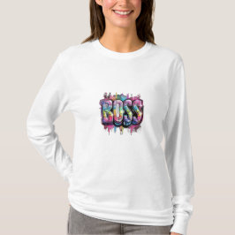 マムース レインボーボス ロングスリーブTシャツ Tシャツ