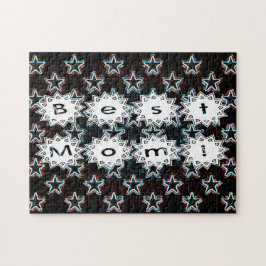 マム最高のがネオンパズルで星を獲得 ジグソーパズル