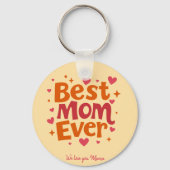 マム最高の・エバー・キーチェーン – 愛の日々の思い出 キーホルダー (裏面)