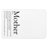 マム最高の、マム、マザー定義 マグネット (横)