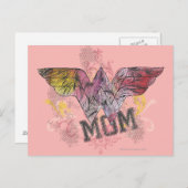 マム疑問に思ミックスメディア ポストカード (正面/裏面)