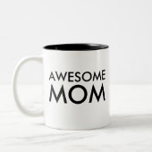 マム素晴らしマグ |母の日のプレゼント ツートーンマグカップ (左)