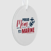 マム誇りを持った・オブ・ア・マリーン – カラー オーナメント (正面)