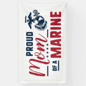 マム誇りを持った・オブ・ア・マリーン – カラー 横断幕 (縦)