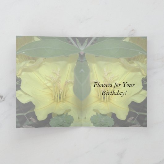 マム誕生日 カード (内部)