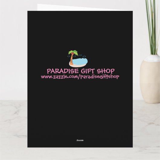 マム ケーキ(特大サイズ) カード (裏面)