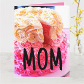 マム ケーキ（特大） カード (黄色い花)