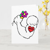 マム・タトゥー カード (黄色い花)