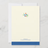 マム&ベビーフクロウ男の赤ちゃんシャワー招待状 招待状 (裏面)