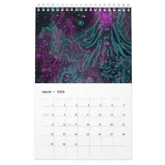 マメダカ カレンダー (3月 2026)