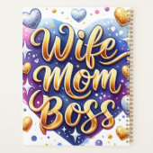 マメリークリスマスハッピーXマスママ母ママ プランナー手帳 (裏面)