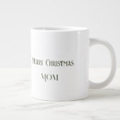 マメリークリスマス樺の木木ろうそく ジャンボコーヒーマグカップ (右)