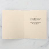 マモピーチフェミニンフローラ3フォト誕生日 カード (内部)