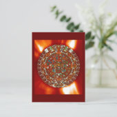 マヤのアズテック人のカレンダー ポストカード (スタンド正面)