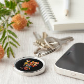 マヤのインディアンとのKeychain キーホルダー (側面)