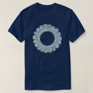 マヤのカレンダーの青 Tシャツ