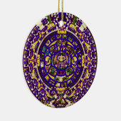 マヤのカレンダー セラミックオーナメント (右)