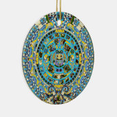 マヤのカレンダー セラミックオーナメント (右)