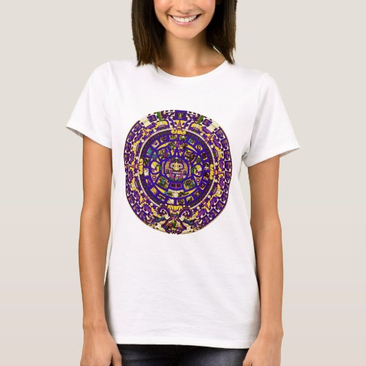 マヤのカレンダー Tシャツ (正面)