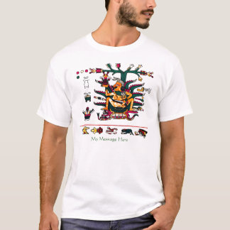 マヤのグリフのTシャツ Tシャツ