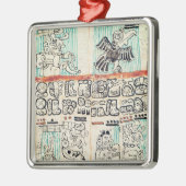 マヤのコーデックスからの詳細 メタルオーナメント (左)