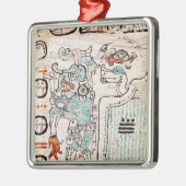 マヤのコーデックスからの詳細 メタルオーナメント (左)