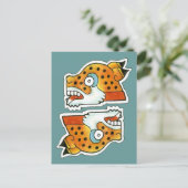 マヤのジャガー記号 ポストカード (スタンド正面)