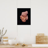 マヤのトウモロコシ神の頭, Oaxaca, c.500 AD ポスター (キッチン)