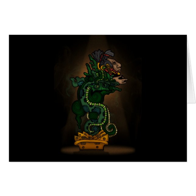 マヤのヘビ神 (正面横)