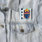 マヤのマスク 缶バッジ (インサイチュ)