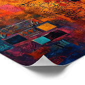 マヤのモザイク：モダン献上品 ポスター (角)