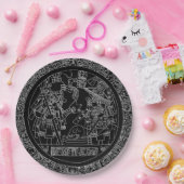 マヤの円の紙皿 ペーパープレート (パーティー)