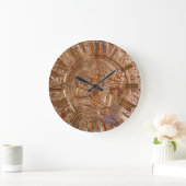 マヤの切り分けられた金属のアステカなメキシコ美術史の時計 ラージ壁時計 (ホーム)