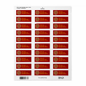 マヤの古代カレンアステカダー ラベル (フルシート)