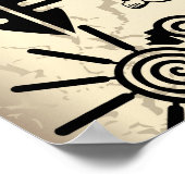 マヤの大きな記号のポスター ポスター (角)